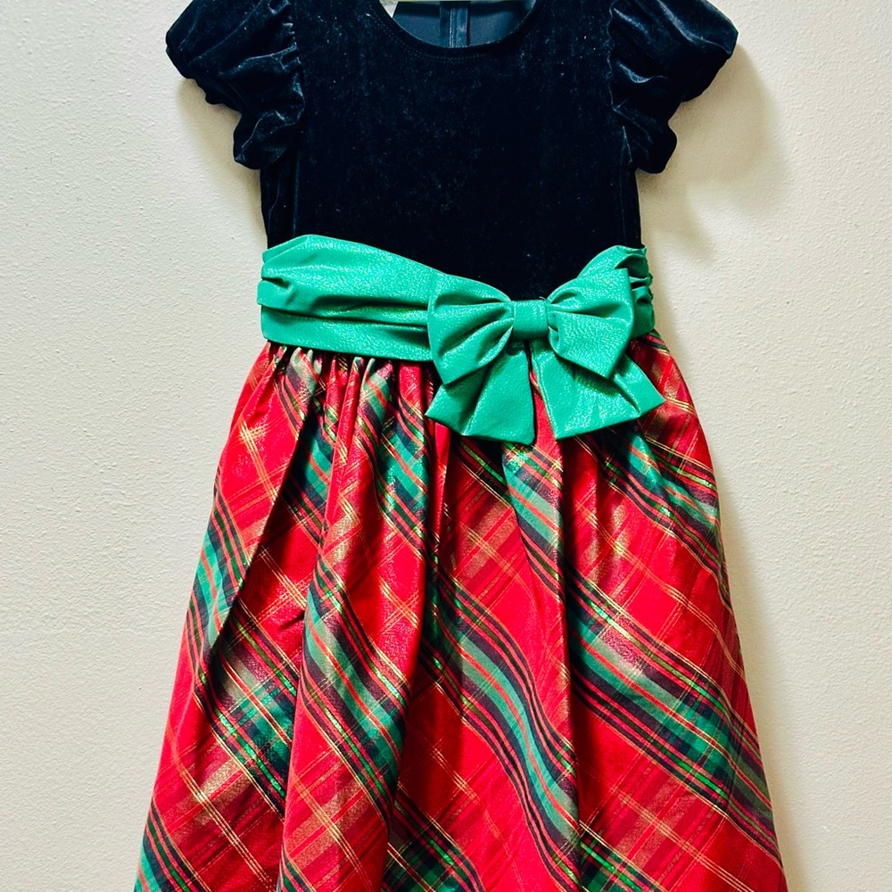 Bonnie Jean Red Velvet Dress